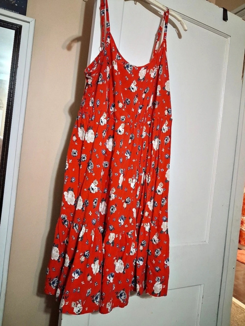 Torrid Floral Mini Dress in Red Size 2